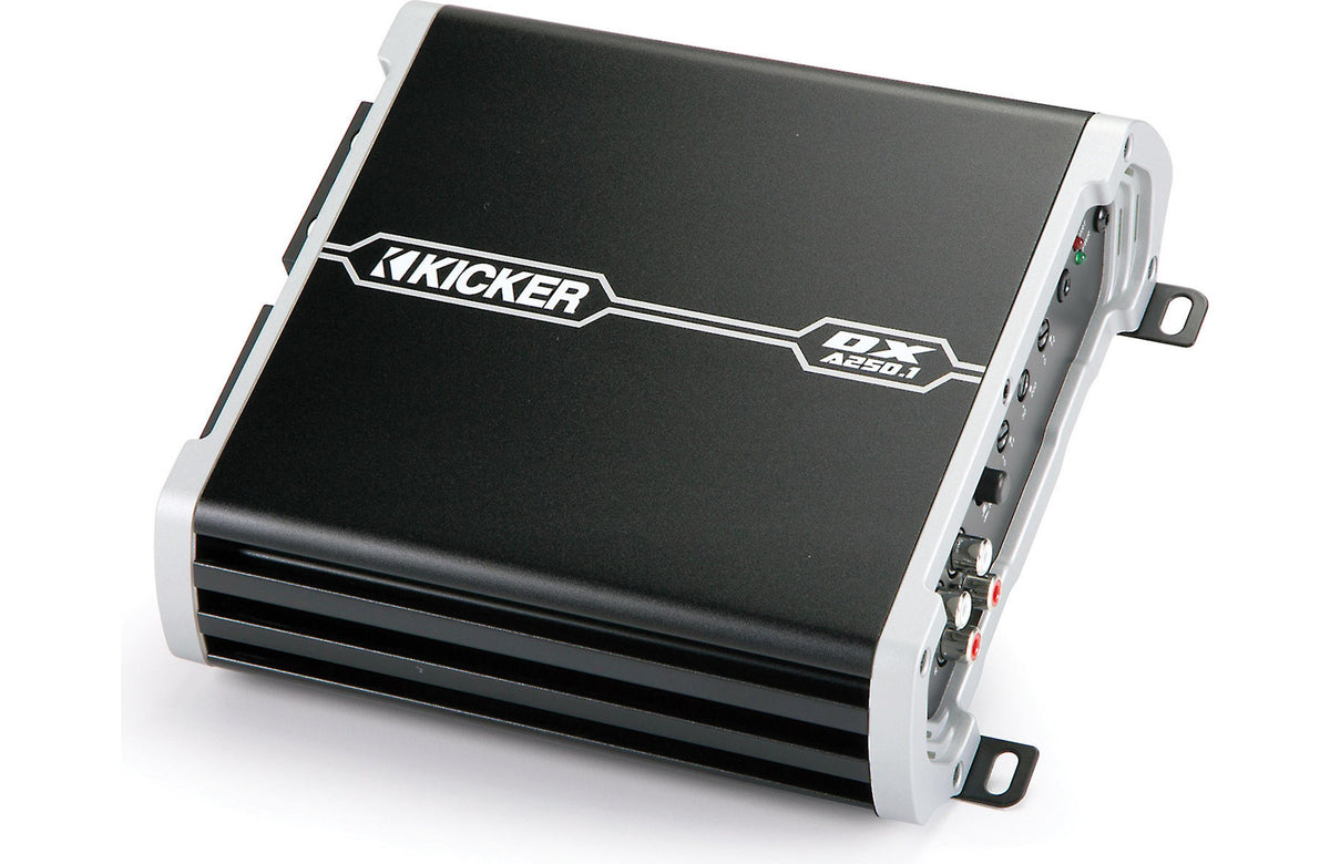 Kicker DXA250.1 — amplificador mono 250 W RMS a 2 ohms
