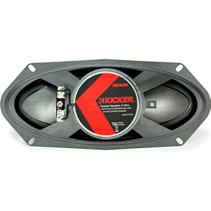 Kicker 44KSC41004 | Par de bocinas coaxiales KS de 4x10 pulgadas