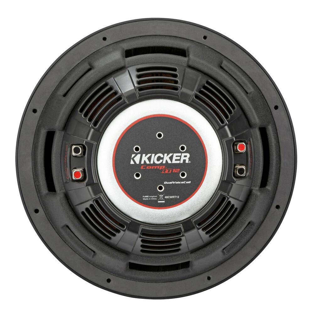 Kicker 48CWRT122 | Subwoofer 12 pulgadas, 500 W RMS, 2 ohms DVC