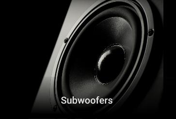 Subwoofers y subwoofers amplificados