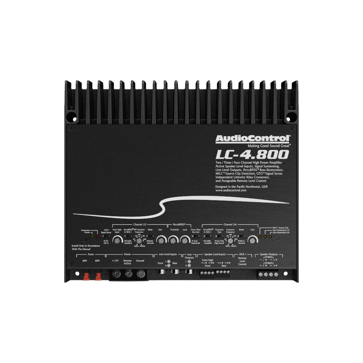 AudioControl LC-4.800 amplificador multicanal 4 canales - LC-4 - imagen producto 7