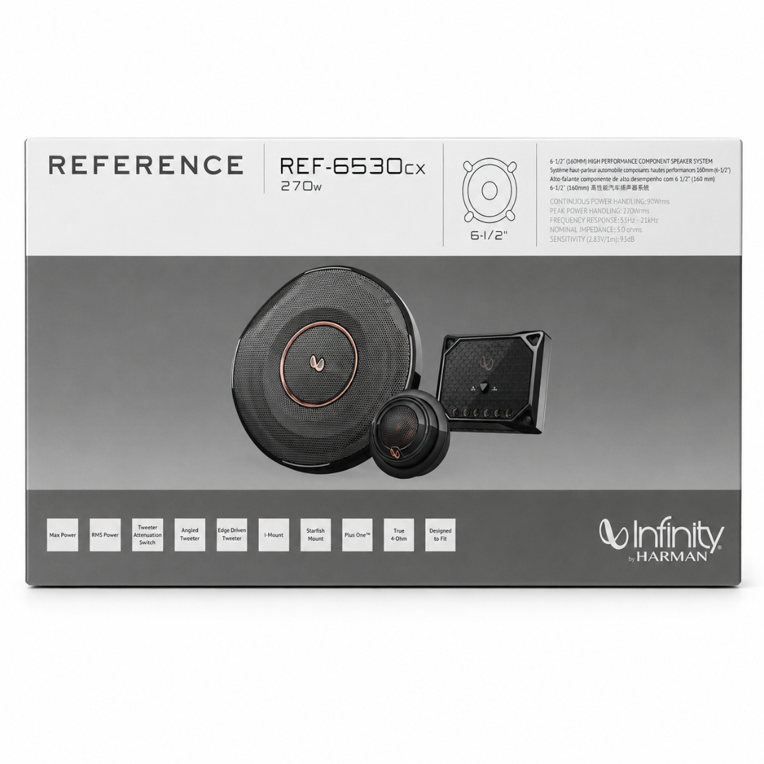 Infinity Reference REF6530CX Bocinas Componentes 6.5" 270W Pico