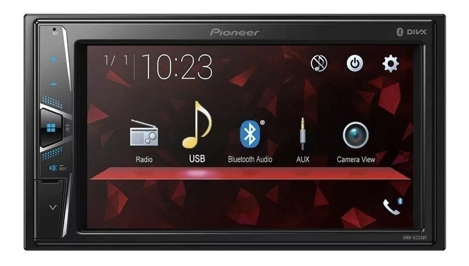 Estéreo Con Pantalla Pioneer DMH-G225BT + Cámara De Reversa