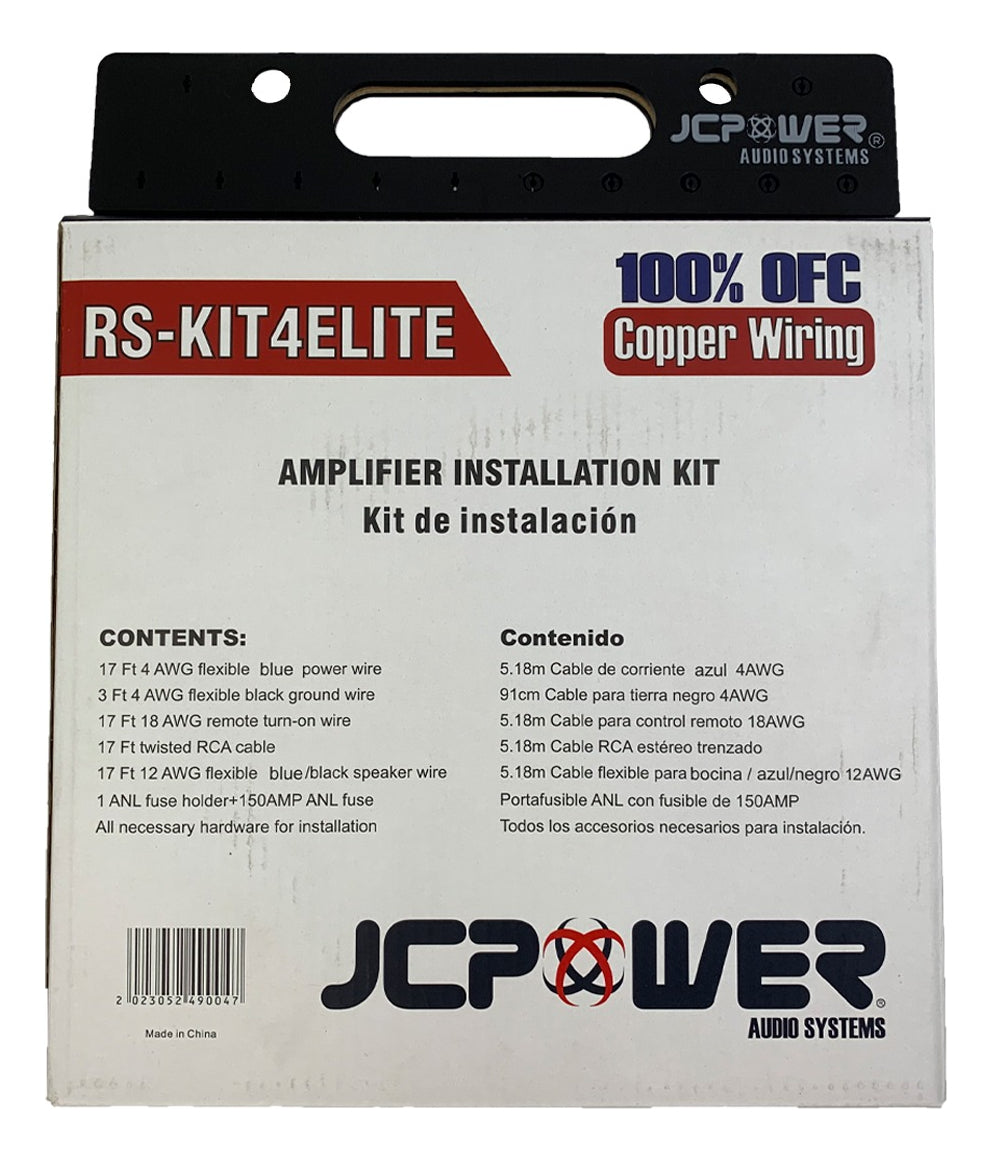 Kit De Instalación Calibre4 JC Power RS-KIT4ELITE+ Toallitas