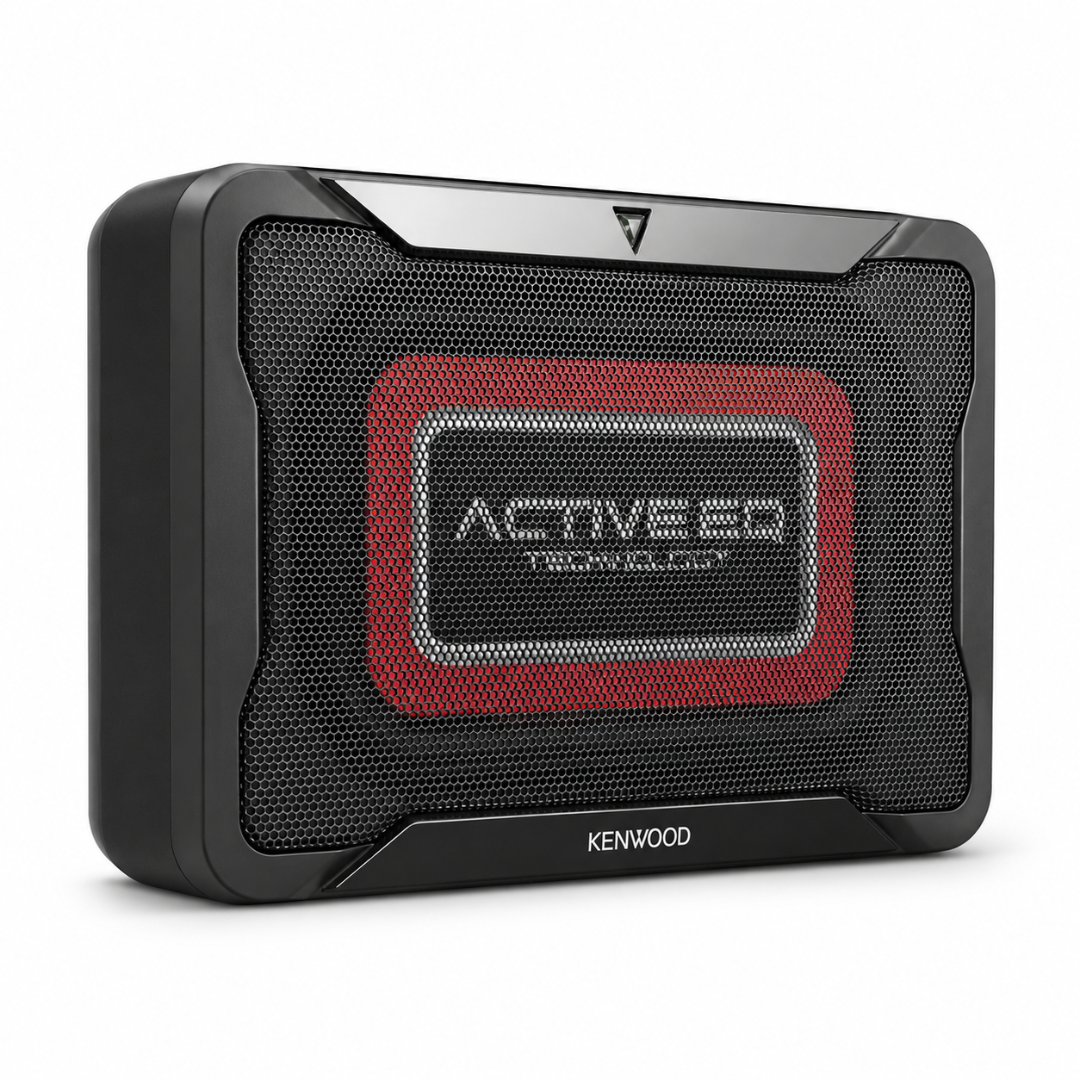 KENWOOD KSC-PSW7EQ Subwoofer Amplificado Compacto de 8" 160W