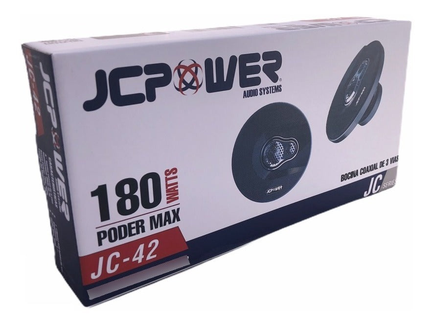 Bocinas 4 Pulgadas Jc Power Jc-42 De 3 Vias