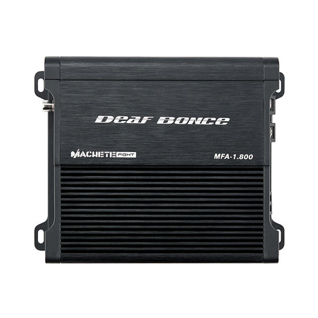 Deaf Bonce Machete MFA-1.800, amplificador monoblock con modelo visible