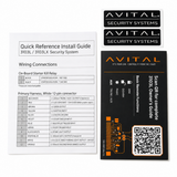 Avital 3103L Alarma Automotriz con Entrada Sin Llave