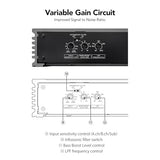 Kenwood KAC-511 CB Amplificador Mono Clase D con Crossover Pasa Bajos Variable - KAC-511 - imagen producto 4