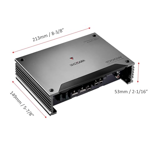 Kenwood KAC-511 CB Amplificador Mono Clase D con Crossover Pasa Bajos Variable - KAC-511 - imagen producto 2