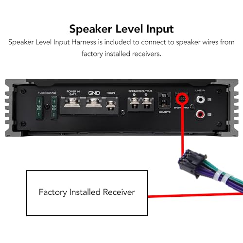 Kenwood KAC-511 CB Amplificador Mono Clase D con Crossover Pasa Bajos Variable - KAC-511 - imagen producto 5