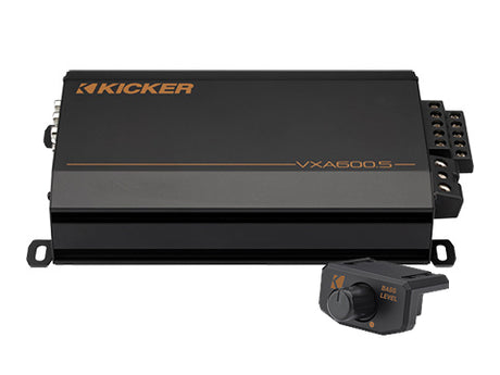 Kicker VXA600.5 Amplificador de 5 Canales Clase D con Perilla Remota de Bajo VXARC - VXA600.5 - imagen oficial 1