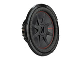 Kicker 48CWRT122: vista lateral derecha oficial del subwoofer CompRT de 12 pulgadas