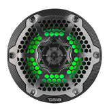 DS18 CF-6MD Bocinas marinas 6.5 pulgadas 2 vías RGB IP65 fibra de carbono - CF-6MD - imagen oficial 6