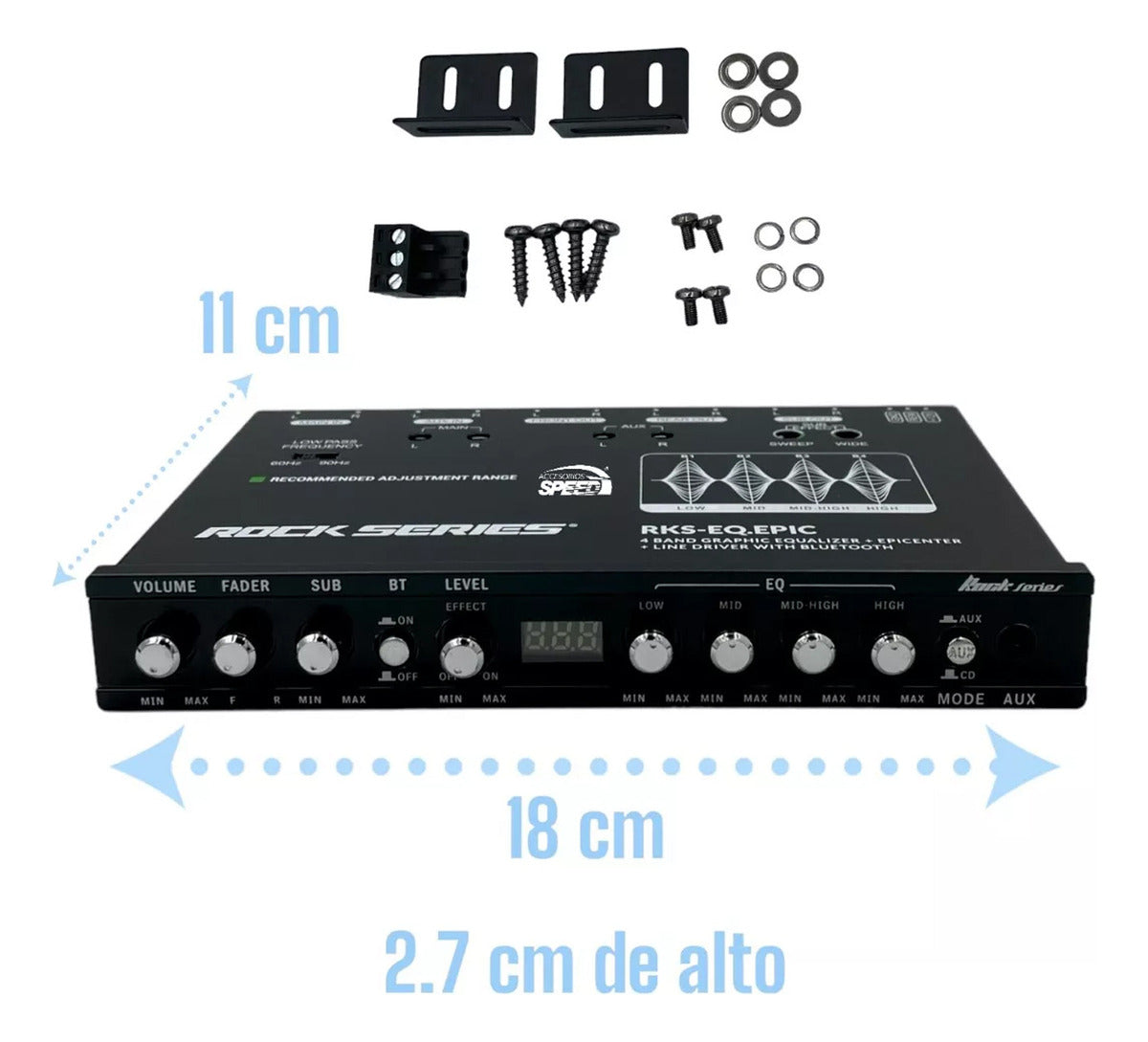 Ecualizador + Epicentro Rock Series RKS-EQ.EPIC BT