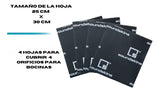 Kit 4 Hojas Insonorizante Automotriz De 3 Capas Para Bocinas