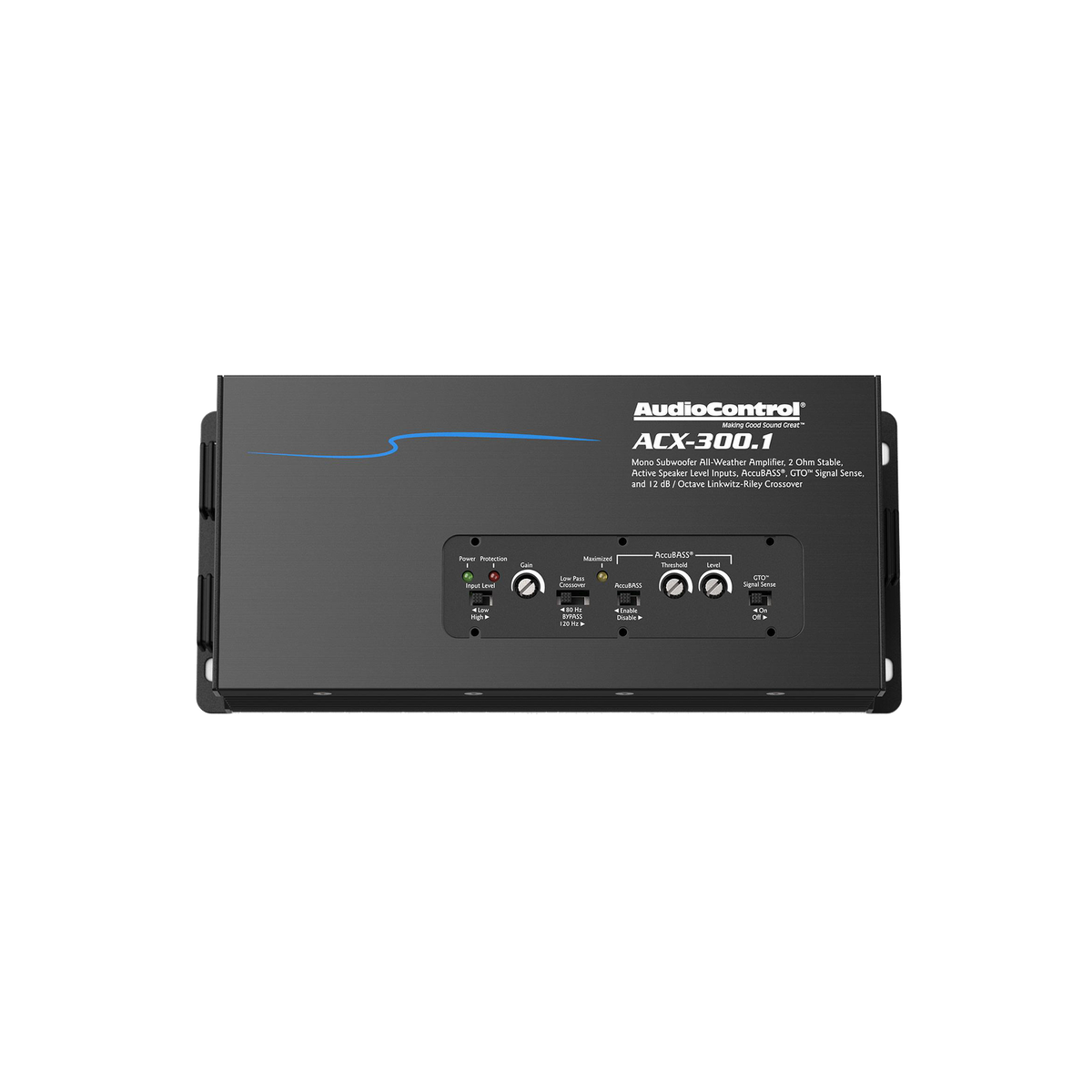 Amplificador AudioControl ACX-300.1 monoblock resistente al clima, 300W RMS - ACX-300 - imagen producto 1