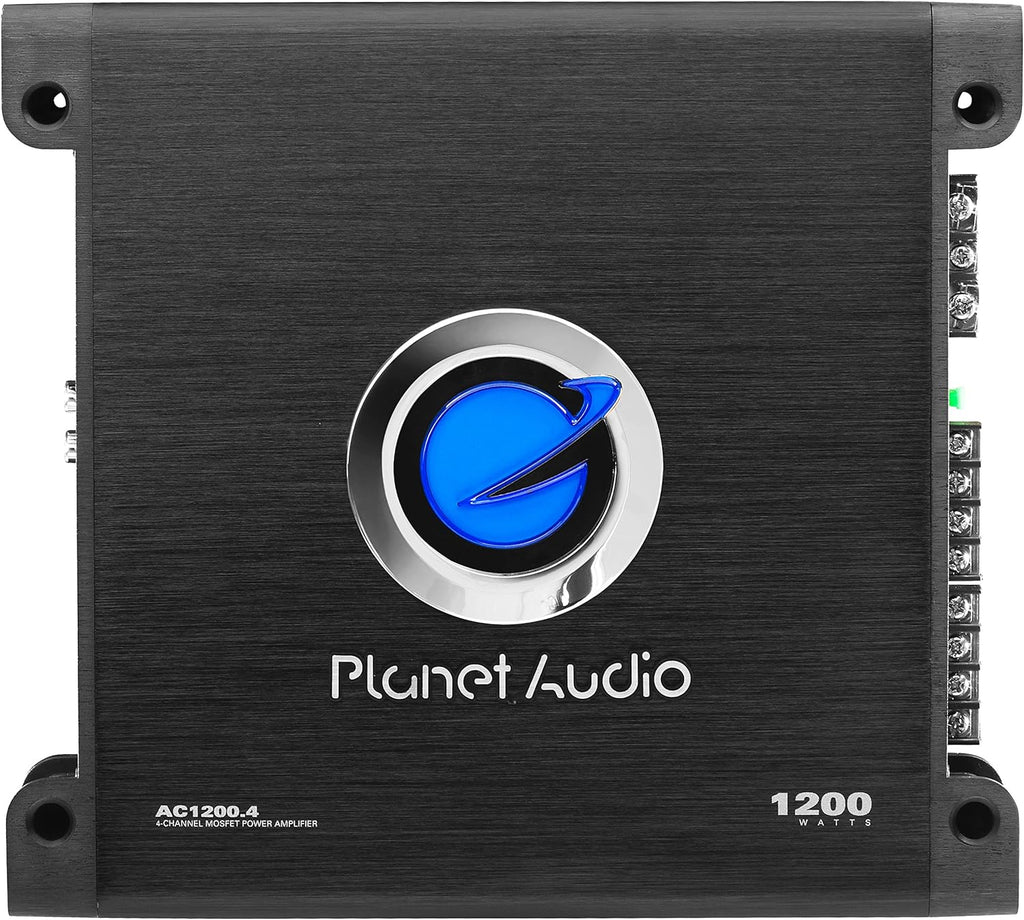 Planet Audio AC1200.4 amplificador de 4 canales clase AB — imagen exacta AC1200.4