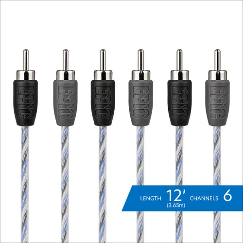 AudioControl ACEI612 EPIC: cable RCA de 6 canales y 12 pies