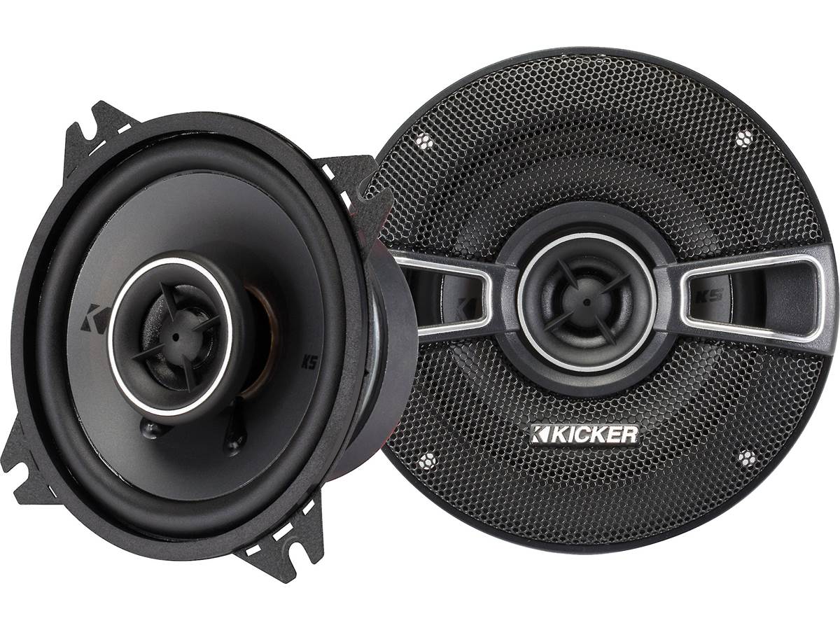 Kicker KSC44 Bocinas Coaxiales KS 2 Vías 4 Pulgadas 75 W RMS - KSC44 - imagen oficial Kicker 1