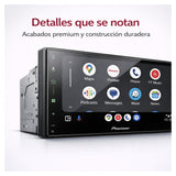 Pantalla Pioneer 6.8 Pulgadas CarplayAuto Dmh-w3000nex