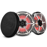 DS18 CF-8MD bocinas marinas 8 pulgadas 2 vías IP65 RGB fibra de carbono - CF-8MD - imagen producto 3