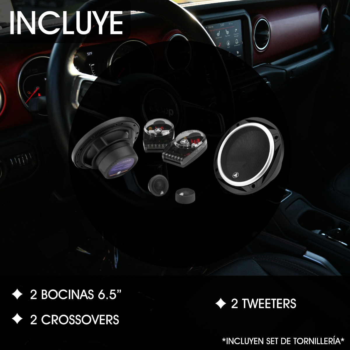 Set de medios JL AUDIO C2-650