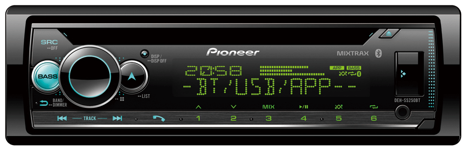 Pioneer DEH-S5250BT Autoestéreo CD con Bluetooth Dual - DEH-S5250BT - imagen oficial 1