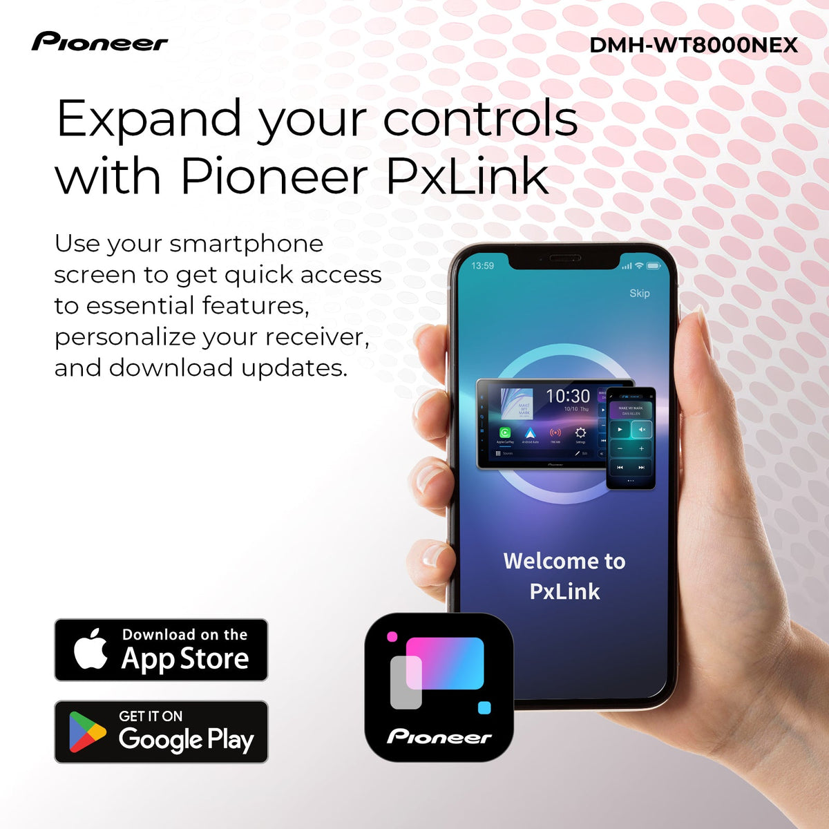 Pioneer DMH-WT8000NEX Pantalla multimedia digital 10.1" - DMH-WT8000NEX - imagen oficial 6