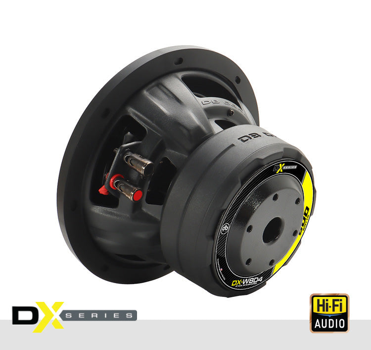 dB Drive DX-W8D4, vista posterior en ángulo