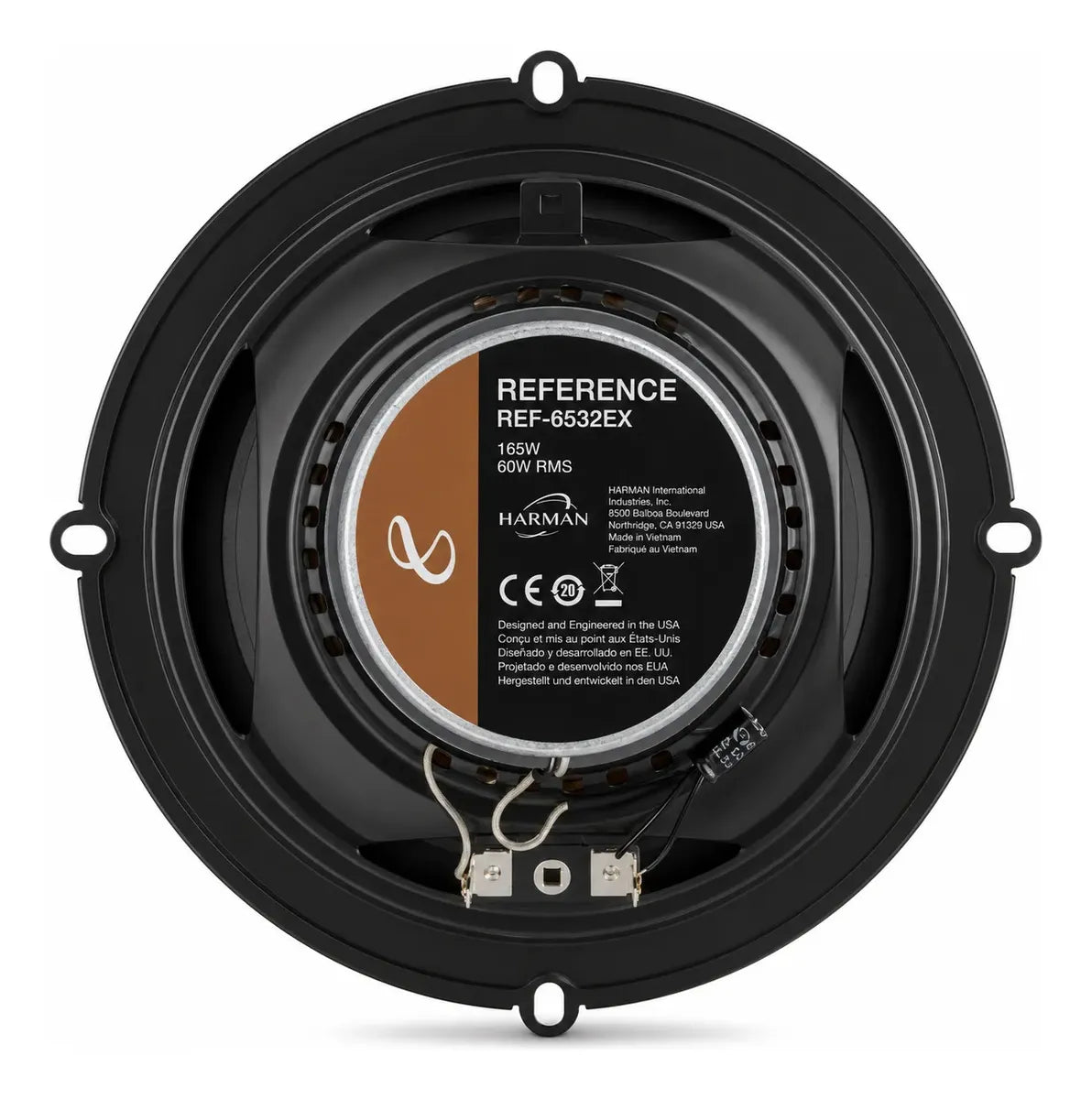 Infinity Reference REF-6532EX Bocinas Coaxiales 6.5" 2 Vías 165W Pico