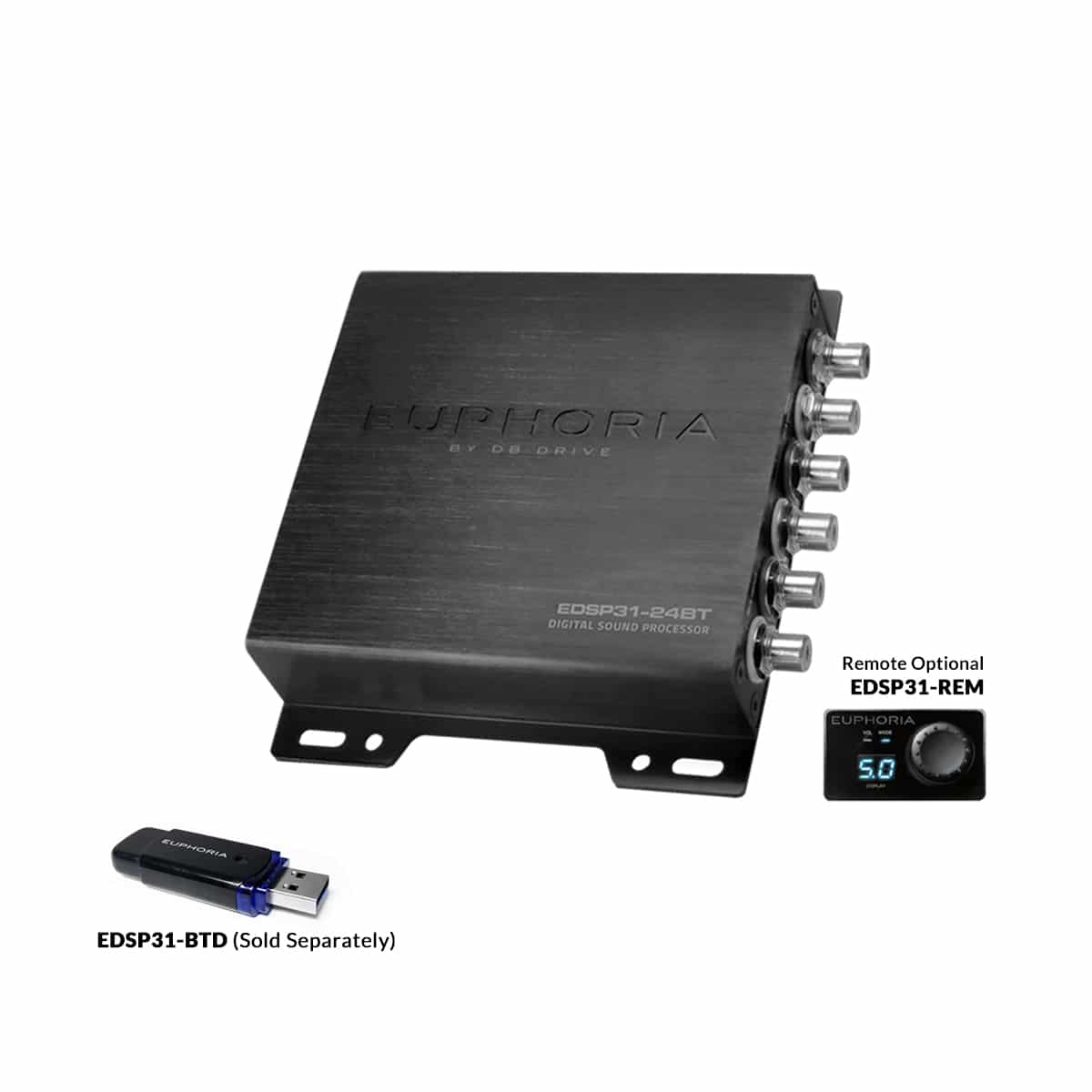dB Drive EDSP31-24BT Procesador de Audio 4 Canales 31 Bandas DSP - EDSP31-24BT - imagen producto 1