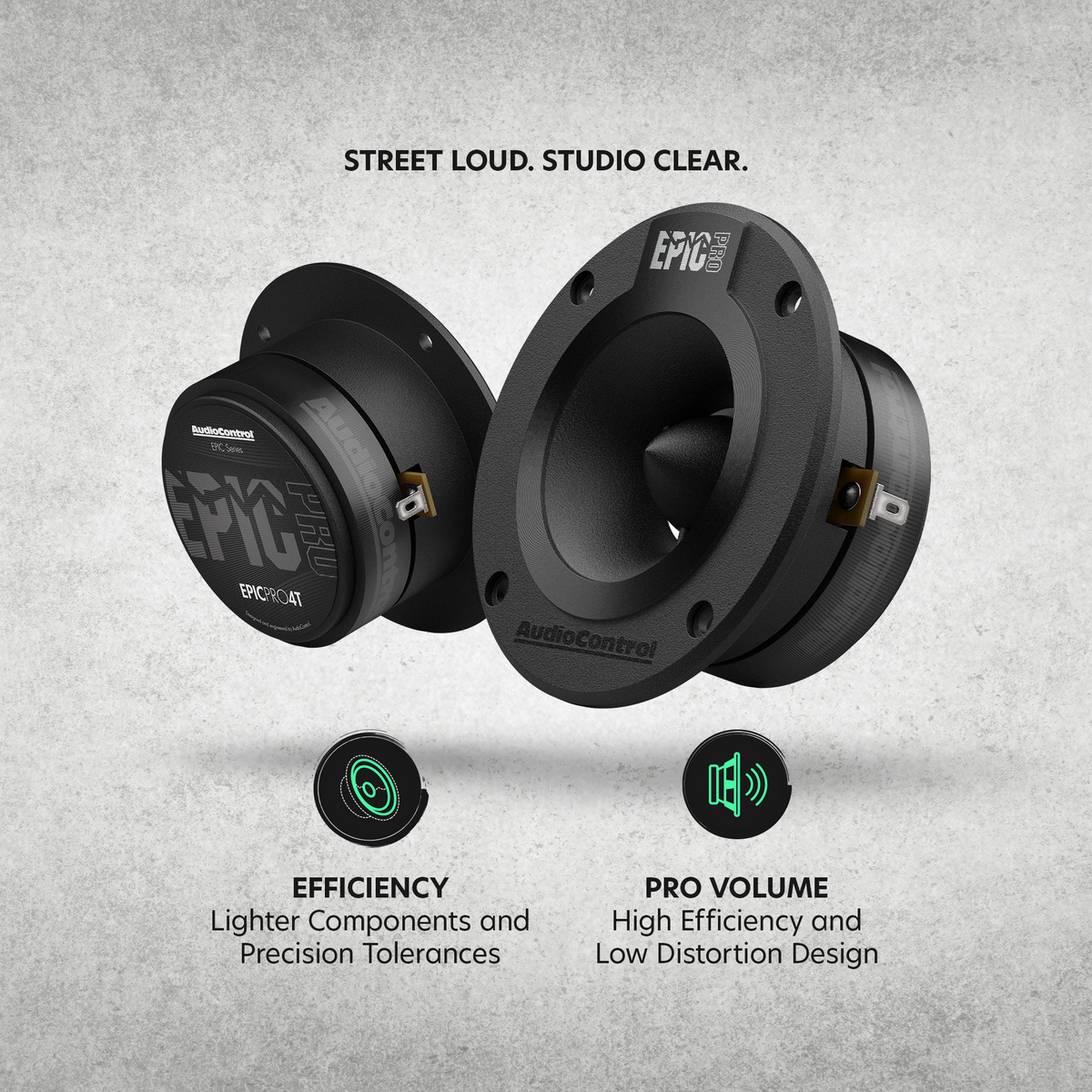 AudioControl EPICPRO4T Tweeters Bullet 4" 80W RMS 4 Ohms - EPICPRO4T - imagen producto 5