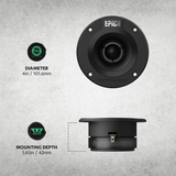 AudioControl EPICPRO4T Tweeters Bullet 4" 80W RMS 4 Ohms - EPICPRO4T - imagen producto 6