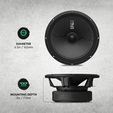 AudioControl EPICPRO6X Medio Rango 6.5" 200W RMS 4 Ohms - EPICPRO6X - imagen producto 5
