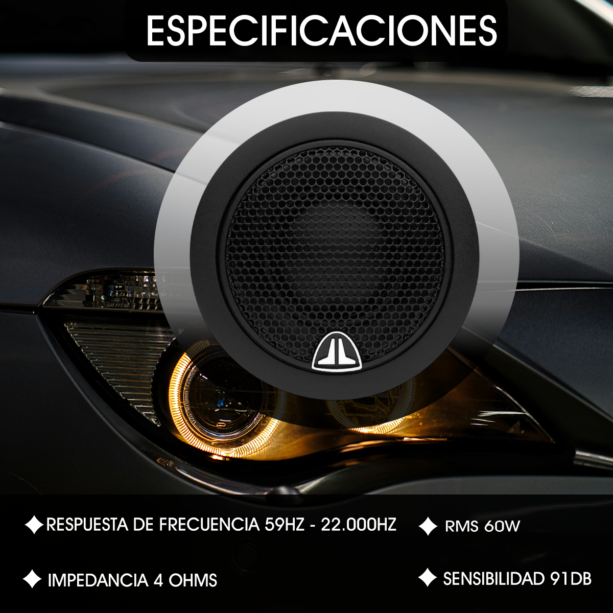 Set de medios JL AUDIO C2-650