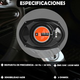 Bocinas JBL 6x9" STAGE3 9637F