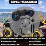 Bocina Amplificada Para Moto Cerwin Vega Con RGB LED UTV65LED