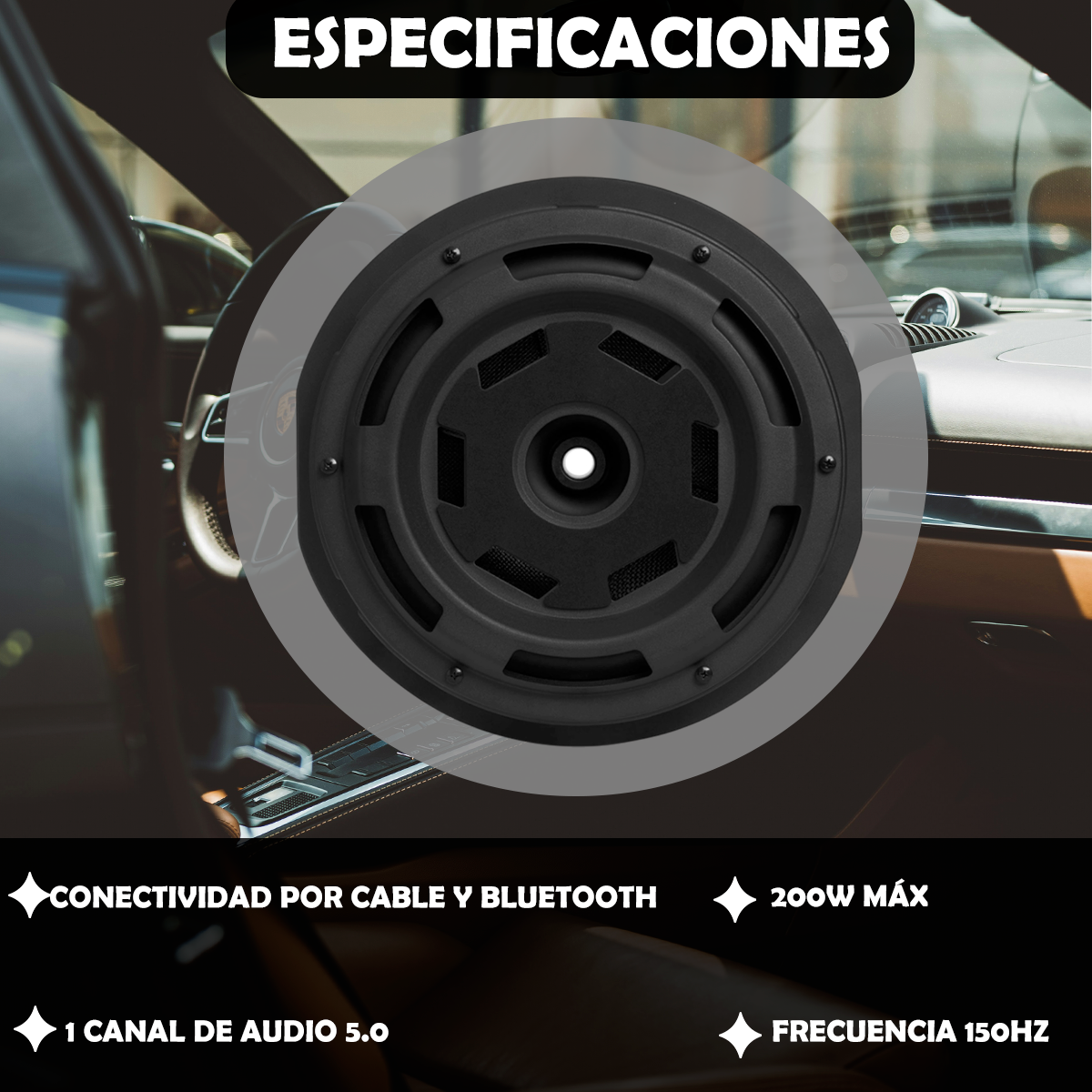 Subwoofer JBL 12 Pulgadas con control Basspro Hub