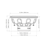 dB Drive Euphoria EW3 12D4 — plano de dimensiones