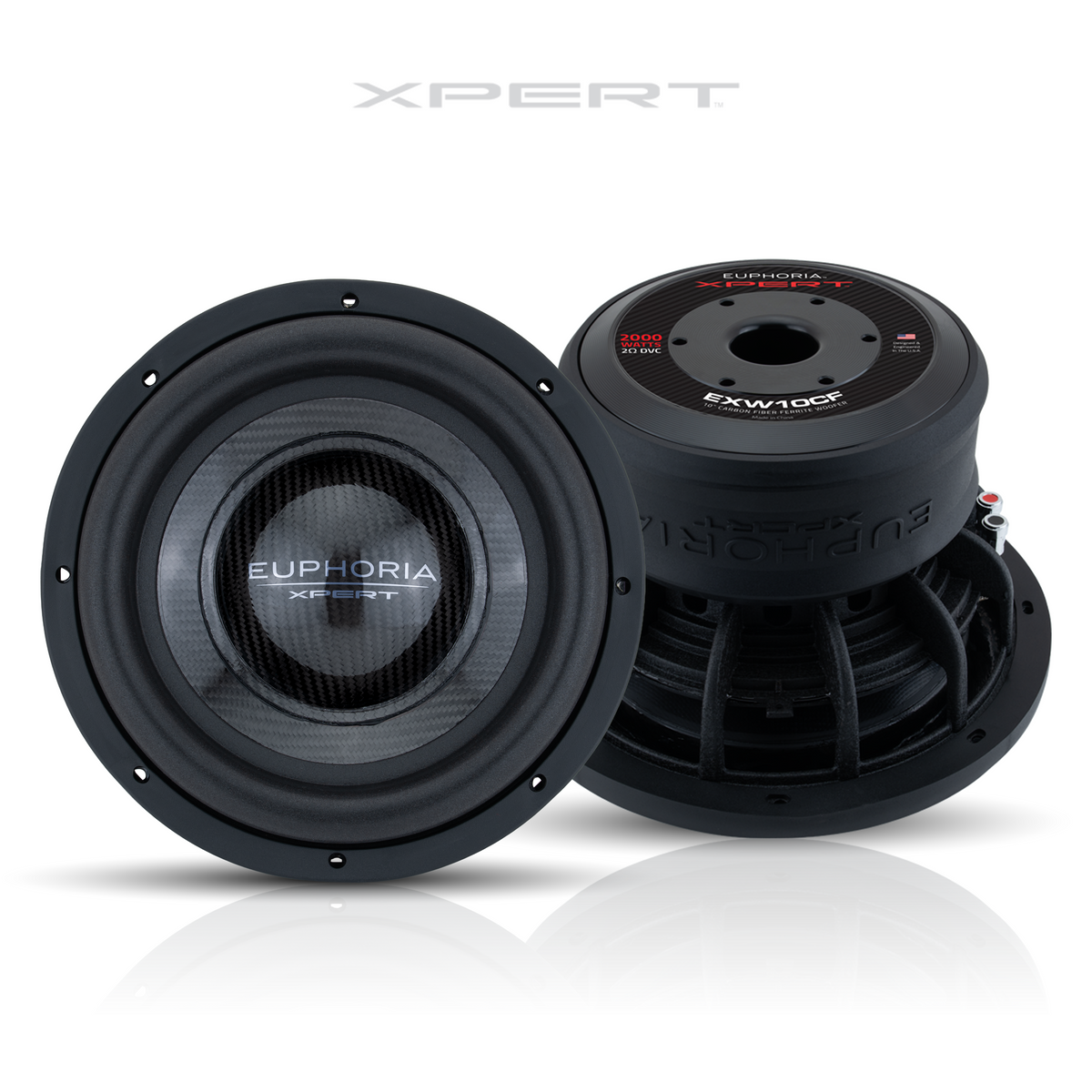 dB Drive EXW10CF subwoofer 10 pulgadas doble 2 Ohms fibra de carbono - EXW10CF - imagen oficial 1