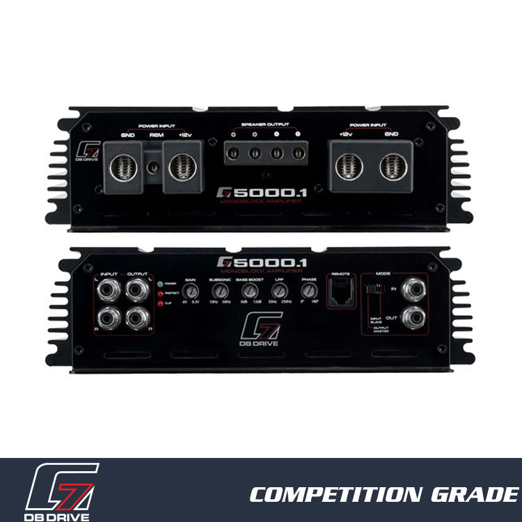 dB Drive G7 5000.1, vista del amplificador 7