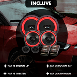 Set de Medios Cerwin Vega 3 Vías 6.5 y 2.5 Pulgadas Versión 2025 V6525C