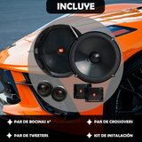 Set de medios JBL Bocinas de 6 Pulgadas GX608C