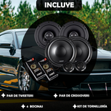 Paquete Cerwin Vega Set de Medios XED650C + Bocinas XED62 + Regalo