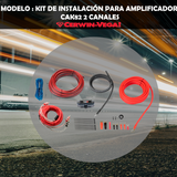 Kit de Instalación Cerwin Vega Calibre 8 de 2 Canales CAK82