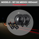 Set De Medios Cerwin Vega 6.5 Pulgadas Para Auto Xed650c