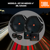 Set de medios JBL Bocinas de 6 Pulgadas GX608C