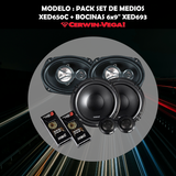 Pack Cerwin Vega Set de Medios XED650C con Bocinas 6x9" XED693