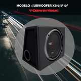 Subwoofer Cerwin Vega 10 Pulgadas Cajón Ventilado Xe10sv